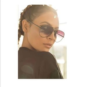 Desi Perkins Sunglasses - Black Fade To Clear